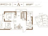 泉舜上城_2室2厅1卫 建面78平米