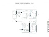 御品蔚来云城_3室2厅2卫 建面135平米