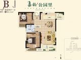 嘉韵公园里_2室2厅1卫 建面90平米