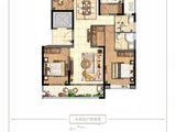 绿城西安全运村丹桂苑_4室2厅2卫 建面126平米