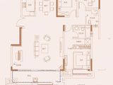 信达万振东方樾府_3室2厅2卫 建面132平米