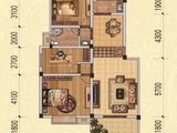 晟威鑫城华府_3室2厅1卫 建面106平米