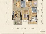 大都公馆_3室2厅2卫 建面98平米