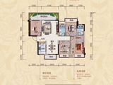 大唐印象_4室2厅2卫 建面126平米