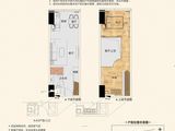 南宁恒大国际中心_1室2厅1卫 建面59平米
