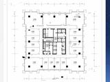 DK国际_写字楼标准层平面图 建面79平米