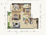 奥园瀚德棠悦府_3室2厅2卫 建面112平米