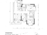 正中峰璟湾_3室2厅2卫 建面84平米