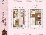 碧桂园古梅荟_2室2厅2卫 建面47平米