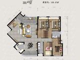 龙湖中央公园_4室2厅2卫 建面149平米