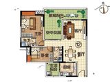祥利明珠新城三区_3室2厅2卫 建面120平米