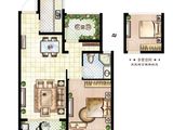 新城红树湾直销_1室2厅1卫 建面75平米