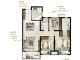 富力山_3室2厅2卫 建面100平米