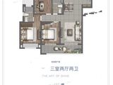 融创长江映_3室2厅2卫 建面109平米
