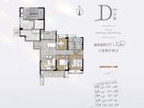 保利万科和光城悦_3室2厅2卫 建面110平米