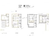金鹏山河印_4室2厅4卫 建面169平米