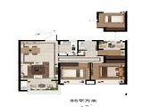 远洋万和上宁府_3室2厅1卫 建面85平米