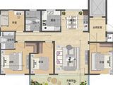 弗莱德建公元_4室2厅2卫 建面152平米