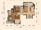 星美CCPARK新外滩_3室2厅2卫 建面114平米