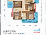 凯珑江景_4室2厅2卫 建面148平米
