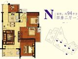 欣隆盛世外滩_3室2厅1卫 建面94平米