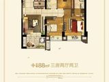中庚香山小镇_3室2厅2卫 建面88平米