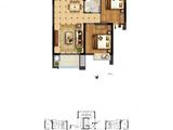 富力悦山湖_2室2厅1卫 建面80平米