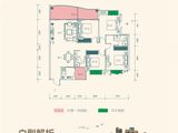 宝龙大儒尊府_2室2厅1卫 建面81平米