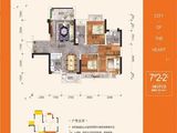 兴佳汇景天城_3室2厅2卫 建面89平米