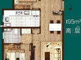 万科西雅图_3室2厅1卫 建面95平米