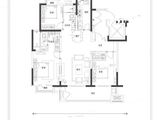 万科悦达翡翠云台_3室2厅2卫 建面128平米
