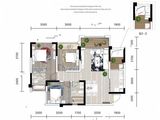 兴诚锦云府_3室2厅2卫 建面88平米