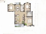 国际锦里_3室2厅2卫 建面110平米