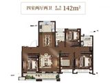 绿地新里城_4室2厅2卫 建面142平米