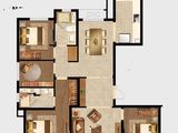 哈尔滨融创城领域_4室2厅2卫 建面145平米