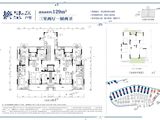 融创曼景院墅_3室2厅2卫 建面129平米