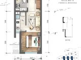 龙湖唐宁ONE_1室1厅1卫 建面40平米