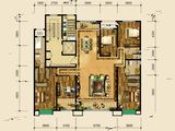 城投奥文公馆_5室2厅3卫 建面249平米