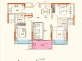 桥南首府_3室2厅2卫 建面107平米