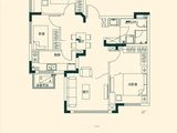 恒大云玺_3室2厅1卫 建面98平米