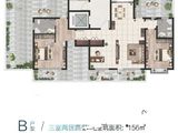 沂河璟城_3室2厅2卫 建面156平米