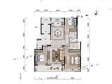 蓝城慈月园_3室2厅2卫 建面126平米