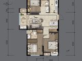 金地云栖湾_3室2厅2卫 建面95平米
