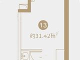 卓越中寰_1室1厅1卫 建面31平米