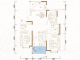 天地源九悦香都_3室2厅2卫 建面131平米