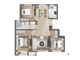 大华公园世家_3室2厅1卫 建面98平米