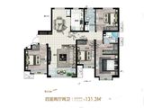 兴龙紫云府_4室2厅2卫 建面131平米