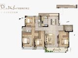 美的君兰府_4室2厅2卫 建面143平米