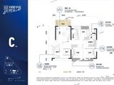 钱隆华府_3室2厅2卫 建面95平米
