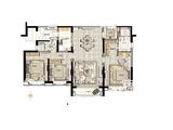 上海星河湾三期_3室2厅2卫 建面185平米